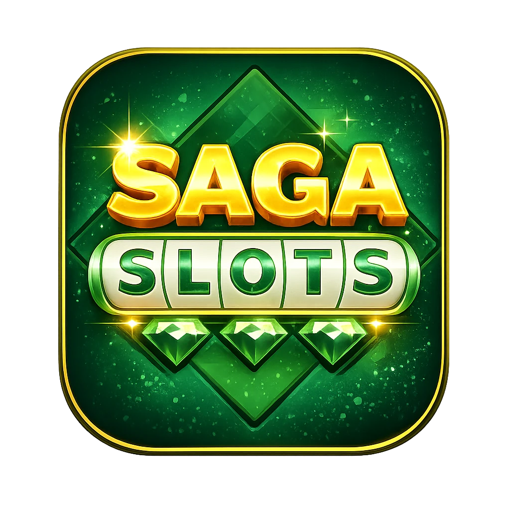 Saga Slots earning app logo, yono earning app India, real money earning app