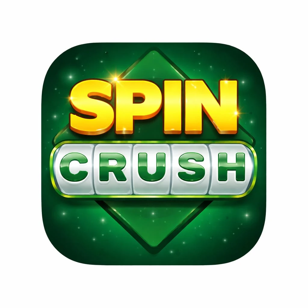 Spin Crush earning app logo, yono earning app India, real money earning app